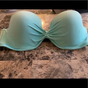 Victoria’s Secret push up bandeau top blue 34D